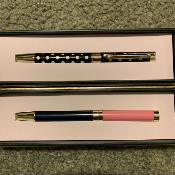 NIB Kate Spade ♠️ stationary set thank you notes 2 ballpoint pens - Picture 6 of 8